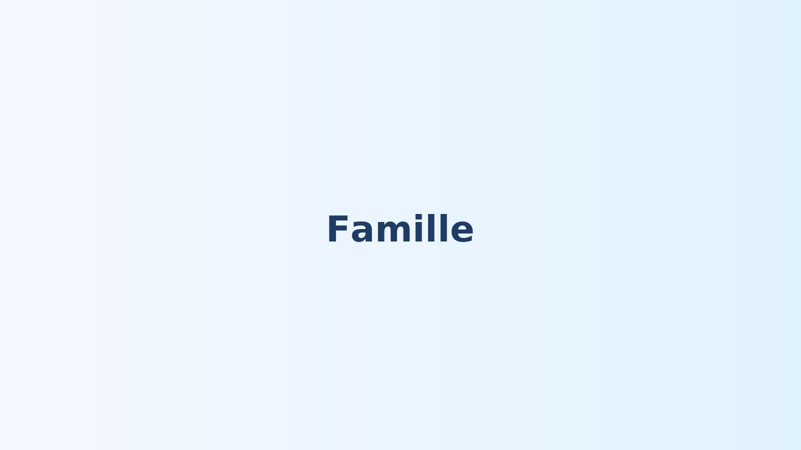 Famille budget